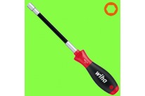 Wiha : WIHA Tournevis - Tournevis SoftFinish - Tournevis à Douille Six Pans SoftFinish, Lame Flexible