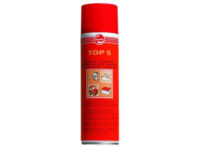 5 FUNCTIONS: LUBRICANT – PENETTRATING OIL - ANTICORROSION – WATER REPELLENT - DEOXIDISING : TOP 5