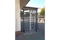 Aluminium turnstile for access control | Turni-Q Linus