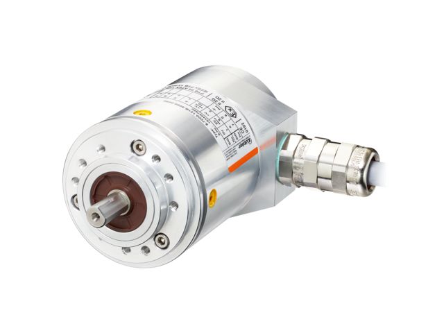 Encoders Incremental Sendix 7000, ATEX / IECEx, Ø 70 mm, optical, shaft.
