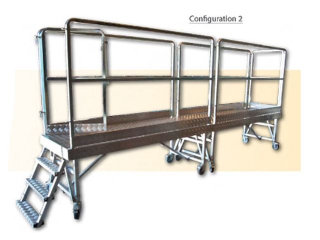 Rolling modular platform TSCS - Configuration 2