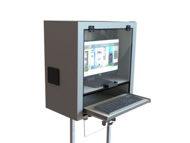 Industrial monitor cabinet - CPI