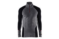Underwear zip-neck top XWARM, 100% Merino : 469917369699