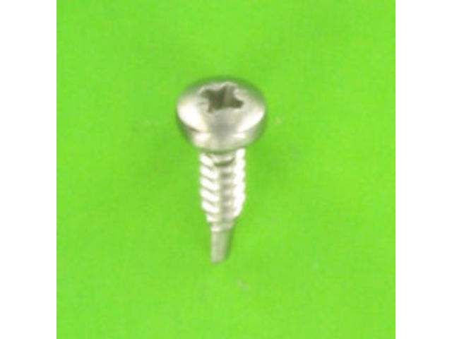 Self-tapping Screws : Self-drilling Screws - Round Button Head, Cross-Head - Self-drilling, Round Head, Phillips, A2 Stainless Steel, DIN 7504M