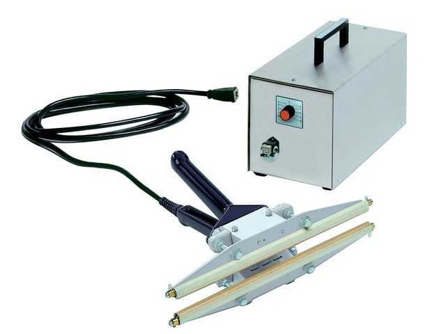 Portable bi-active impulse sealing tong P20-P30-P45-P63 H