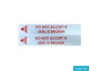 Tamper evident foil paper Seals (petit) - CODE 741