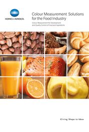 Colour Measurement Solutions for the Food Industry