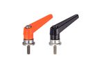 Adjustable Clamping Levers with axial bearing from stainless steel, with screw - EH 24420