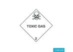 Class 2.3 (Toxic Gases) Hazard Labels (250mm x 250mm) - CODE 270