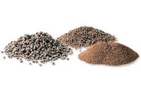 Walnut shell granulates: Impregnated with polishing paste