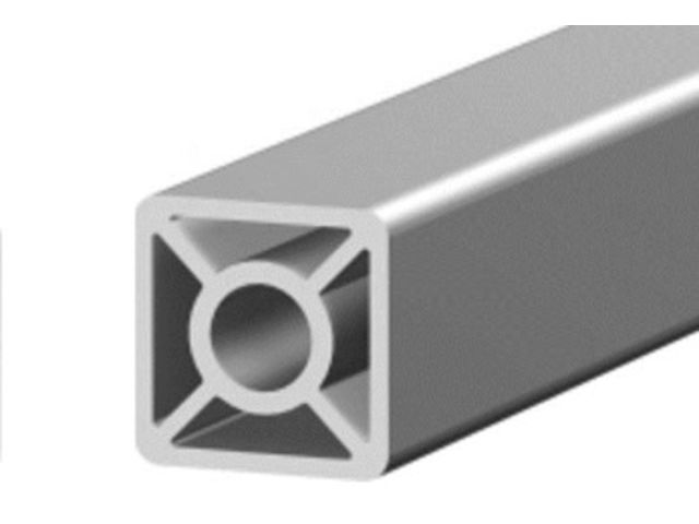 Square modular aluminum profiles