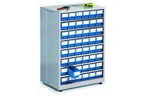 High density storage bin cabinets