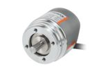 Encoders Absolute multiturn Sendix F3663, SSI, gray, binary, Ø 36 mm, optical, shaft.
