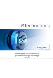 Spray lubrication for stamping and forming