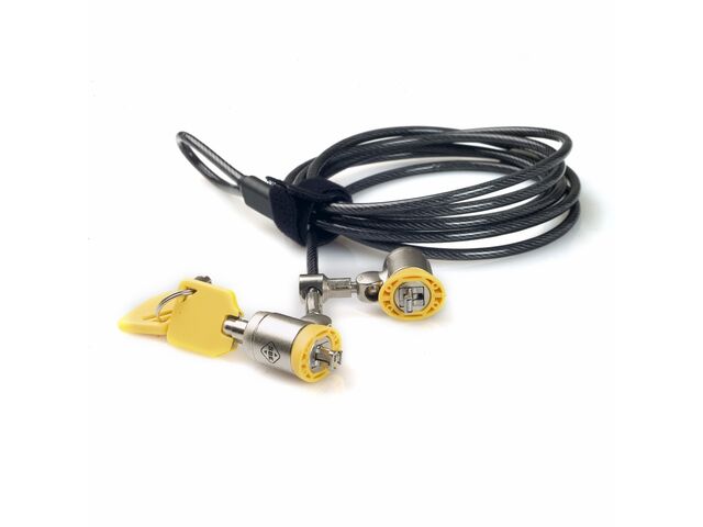 Safe-Tech® Laptop Double-Head Security Cable