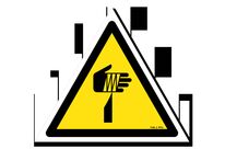 Sharp object hazard pictogram