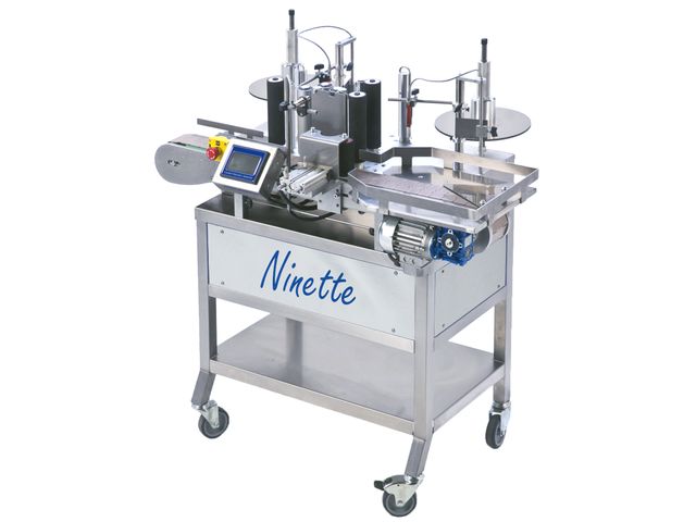 Semi-Automatic Labelling Machine for Cylindrical Products - Ninette Auto Model