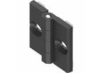 Hinge for aluminium profiles