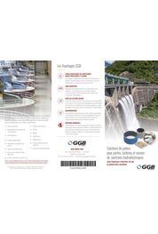 Bearing solutions for hydropower gates turbines valves