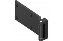 180° screw-on hinge