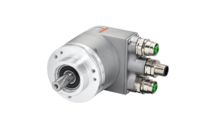 Encoders Absolute singleturn Sendix 5858, EtherCAT, 58 mm, opti, shaft, Indust4.0 /IIoT read