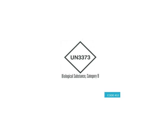 Label Dry Ice Weight UN 1845 - CODE 419