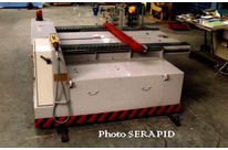 Single-track rail trolley