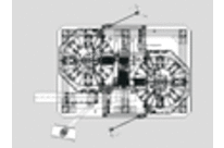 Laser marking device for trays