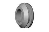 Asymetric grommets with membrane