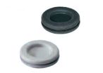 HELAVIA® membrane grommets DG in black polychloroprene rubber