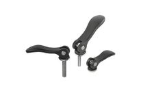 Cam Levers with internal and external thread, steel or stainless steel 04232