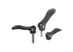 Cam Levers with internal and external thread, steel or stainless steel 04232