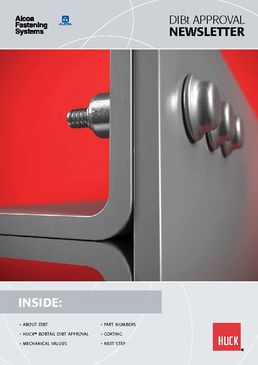 It’s Official: Alcoa Fastening Systems Huck BobTail Offers Maintenance Free Joints