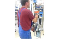 Manipulator of water pumps by crowbar - custom-made ZE solution