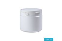 500ml HDPE White Plastic Jar - CODE 427