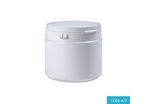 500ml HDPE White Plastic Jar - CODE 427