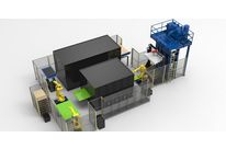 Hydraulic press systems for thermoplastic composites consolidation: high volume production