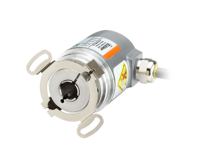 Encoders Absolute multiturn Sendix M3688, CANopen, Ø 36 mm, magnetic, hollow shaft.
