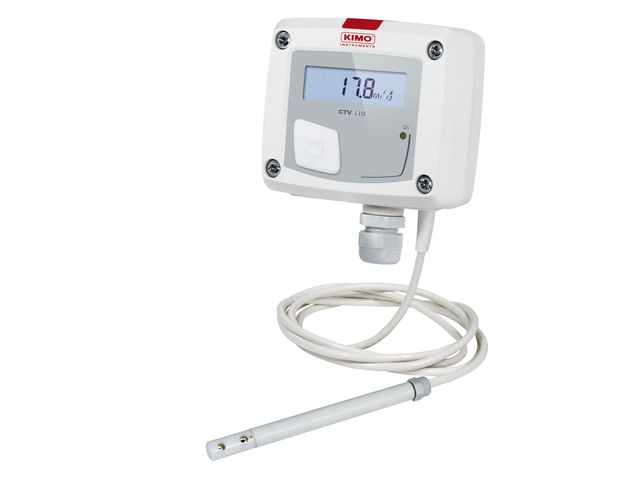 Temperature and air velocity transmitter: CTV 110