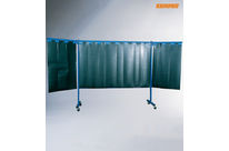 3-Panel mobile welding protection strip screen