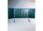 3-Panel mobile welding protection strip screen
