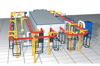 Powder painting installation