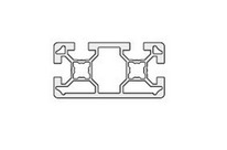 Aluminium profile 40x80 10mm slot