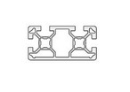 Aluminium profile 40x80 10mm slot