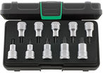 Screwdriver socket set TORX 1/2