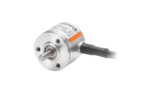Encoders Absolute singleturn 2450, SSI, gray, Ø 24 mm, magnetic, shaft.