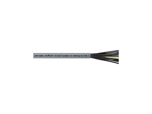 VDE-registered oil-resistant PVC control cable | ÖLFLEX CLASSIC 110 7G1