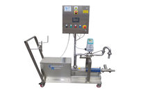 Pump for dispensing serum into containers for the production of cheese