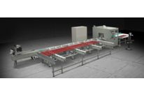 Fully automatic CNC cutting centre with 3 controlled axes - V-cut