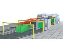 Powder painting installation